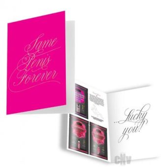 Naughty Notes Greeting Card Same Penis