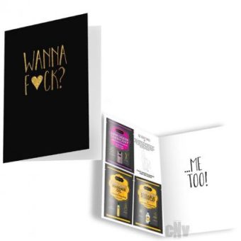 Naughty Notes Greeting Card Wanna Fuck