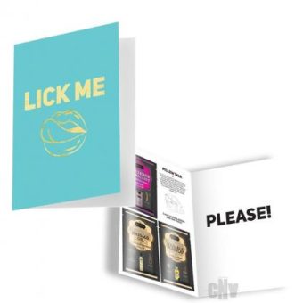 Naughty Notes Greeting Card Lick Me