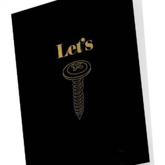 Naughty Note Lets Screw Greeting Card