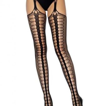 Scale Net Suspender Hose Os Black