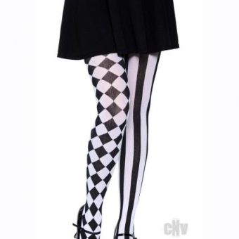 Harlequin Hose Os Blk/wht