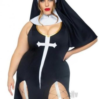 Sultry Sinner 3pc 3x/4x Blk/wht