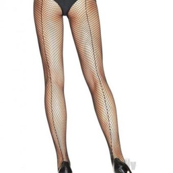 Fishnet Backseam Hose Os Black
