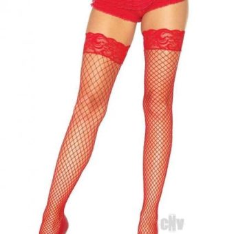 Indust Thigh High Stay Up Os Red