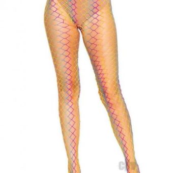 Ombre Rainbow Woven Tights Os