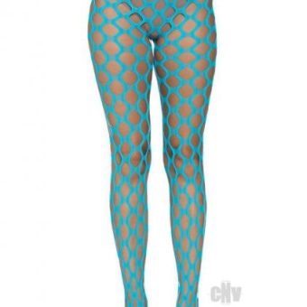 Jumbo Pothole Net Tights Os Neon Blue