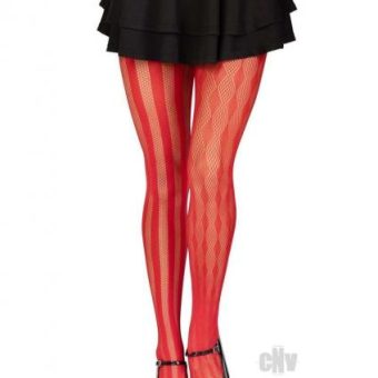 Harlequin Net Tights Os Red