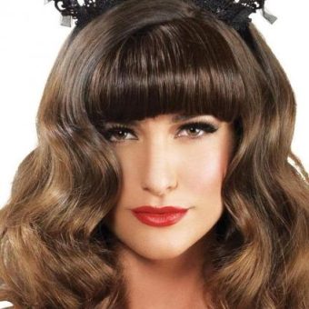 Venice Lace Cat Ears Os Black