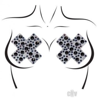 X Factor Nipple Jewel Stickers Os Blk