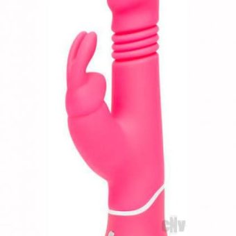 Happy Rabbit Thrusting Rechargeable Rabbit Pink