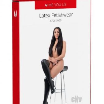 Myu Latex Stockings Md Black
