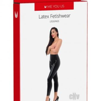 Myu Latex Leggings Lg Black