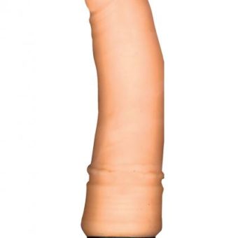 Natural Skin Clit Popper Vibrator 7 Inch Flesh