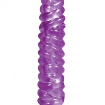 Spiral Torpedo Vibrator 7.5 Inch Purple
