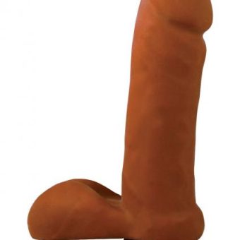Real Skin Latin The Wild Bull Vibrator Waterproof 7 Inch Flesh