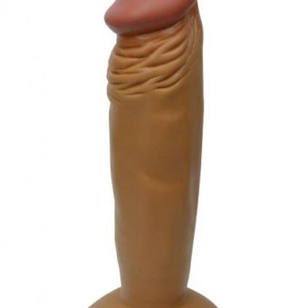 Real Skin Latin American Whoppers Dong 6 Inch - Tan