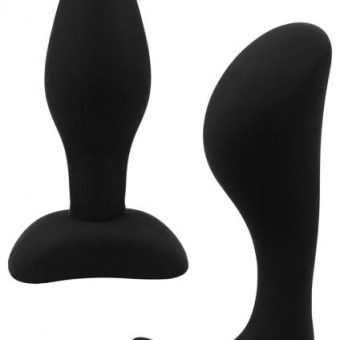 Dominant Submissive Silicone Butt Plug Waterproof Black