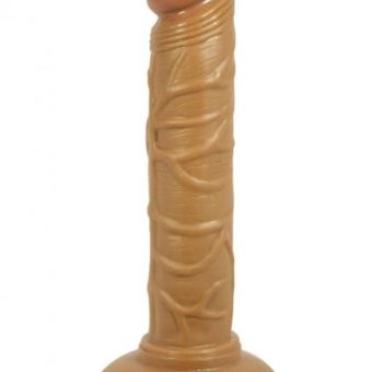 Real Skin Latin American Mini Whoppers Dong Brown 5 Inches