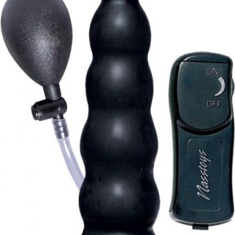 Ram Inflatable Vibrating Anal Expander Black