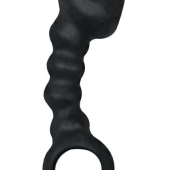 Ram Anal Trainer #3 Silicone Anal Beads 5.5 Inch - Black