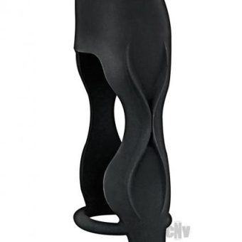 Sleek Silicone Penis Sheath - Black