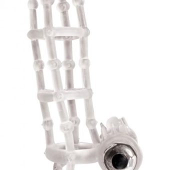 Macho Vibrating Cock Cage Clear