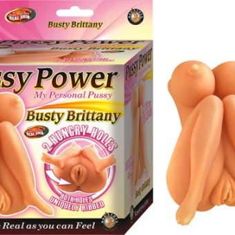 Pussy Power Busty Brittany Stroker Beige
