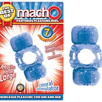 The Best Of Macho Partners Pleasure Ring Blue