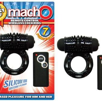 The Best Of Macho Remote Control Wireless Cockring Black