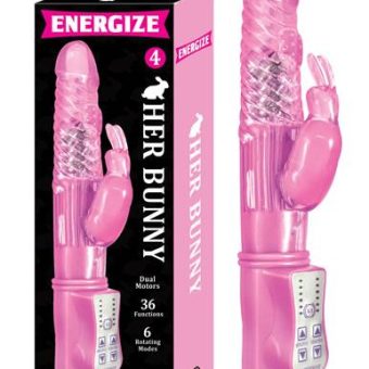 Energize Her Bunny 4 Rabbit Vibrator Pink
