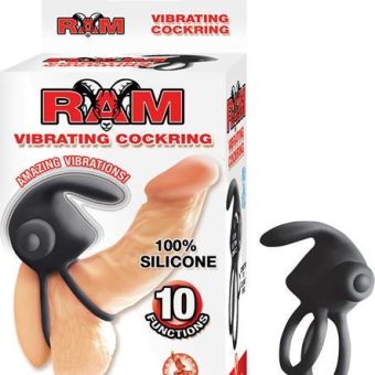 Ram Vibrating Cock Ring Black