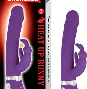 Energize Heat Up Bunny 2 Rabbit Vibrator Purple