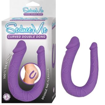 Seduce Me Curved Double Dong Purple