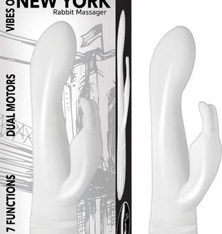 Vibes Of New York Rabbit Massager White