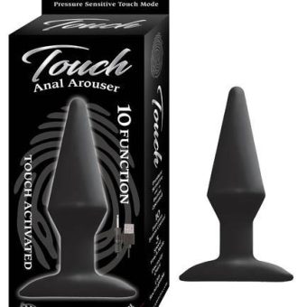 Touch Anal Arouser Black Touch-Activated Butt Plug