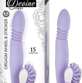 Devine Vibes Orgasm Wheel & Stroker Purple