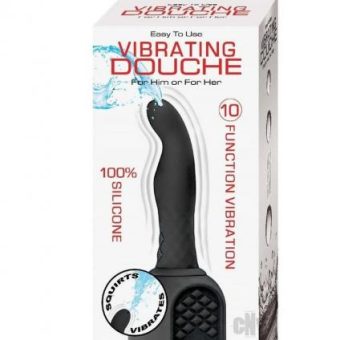 Vibrating Douche Black
