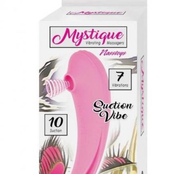 Mystique Vibe Massager Suction Pink