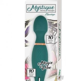 Mystique Vibe Massager Magic Wand Green