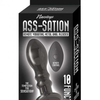 Ass-sation Remote Metal Anal Pleaser Blk