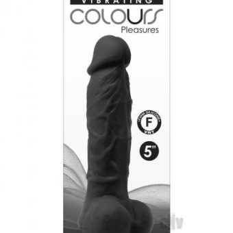Colours Pleasures Dildo Vibe 5 Black