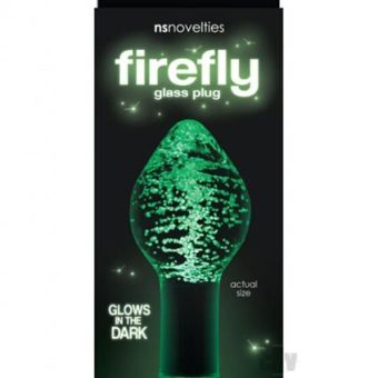 Firefly Glass Plug Large Clear