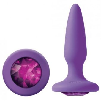 Glams Mini Butt Plug Purple Gem