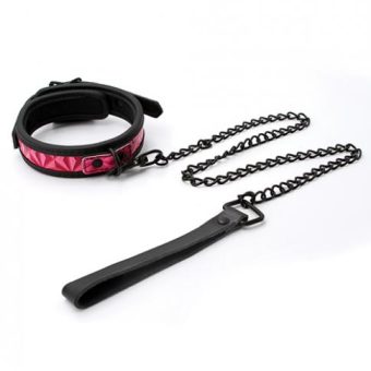 Sinful 1 inch Collar & Leash Pink