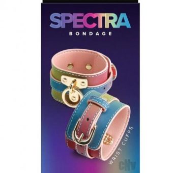 Spectra Bondage Wrist Cuff Rainbow