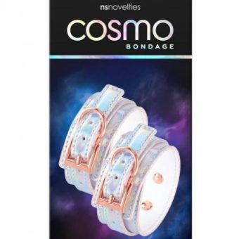 Cosmo Bondage Wrist Cuffs Rainbow