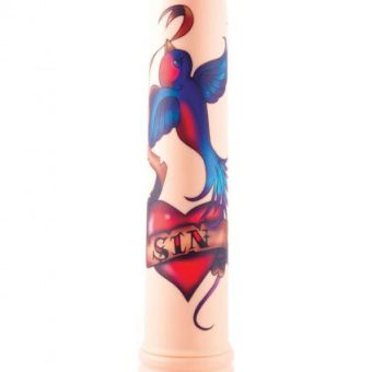 Tatu Sin Vibrator With Original Tattoo Art Design Waterproof