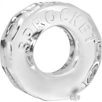 Sprocket Cock Ring Clear