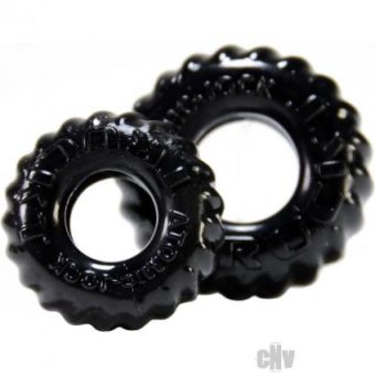 Oxballs Truckt Cock & Ball Ring Black 2 Pack